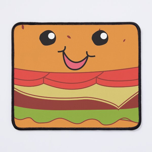 Item preview, Cute Burger with face designed and sold by NelBo.