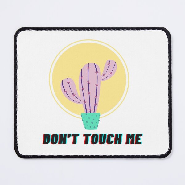Item preview, Don't touch me cactus blue and green designed and sold by NelBo.