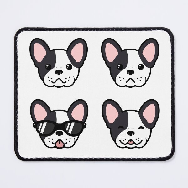 Item preview, French Bulldogs (black spot) designed and sold by missnisa.