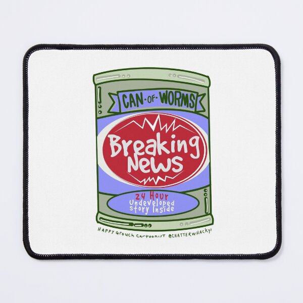 Item preview, Open a Can-Of-Worms Brand :: Breaking News designed and sold by NeatlineFX.