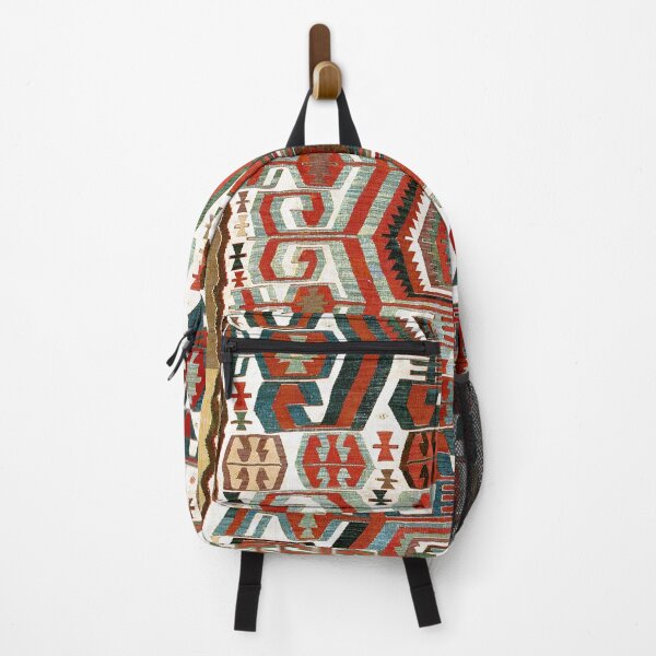 Item preview, Karapinar Central Anatolian Konya Antique Kilim Print designed and sold by Vicky Brago-Mitchell®.