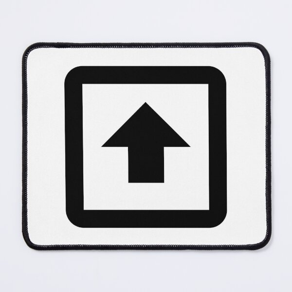 Item preview, MDI Arrow Up Bold Box Outline designed and sold by GnarlyFurtardo.