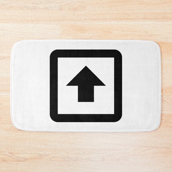 Item preview,  MDI Arrow Up Bold Box Outline designed and sold by GnarlyFurtardo.