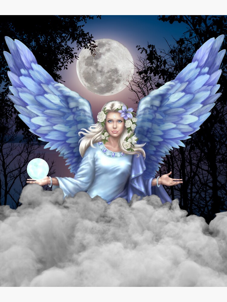 Archangel Haniel Sticker For Sale By Andyzdesigns Redbubble