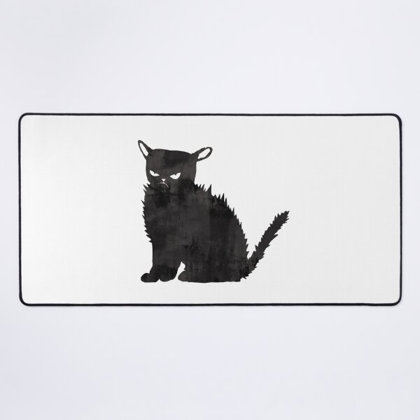 Item preview, Bristly black cat designed and sold by Rosaliartbook.