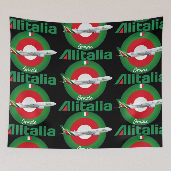 Item preview,  Alitalia Airways Bankruptcy Italy Airport Plane Ciao Farewell Homage designed and sold by Cuatrocaminos.