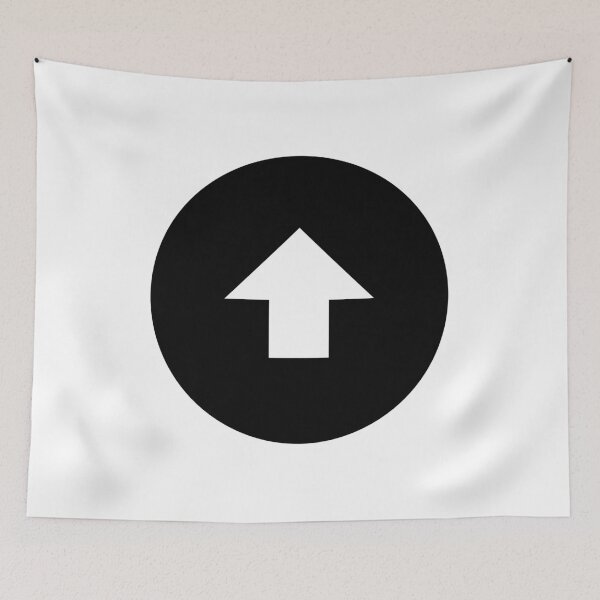 Item preview, MDI Arrow Up Bold Circle designed and sold by GnarlyFurtardo.