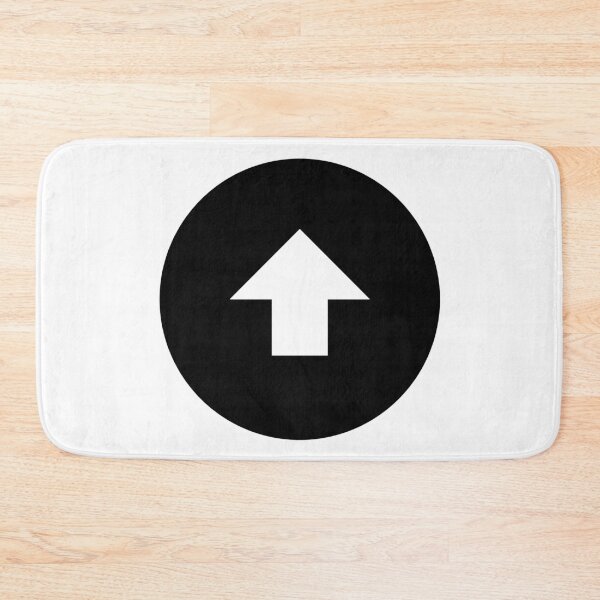 Item preview, MDI Arrow Up Bold Circle designed and sold by GnarlyFurtardo.