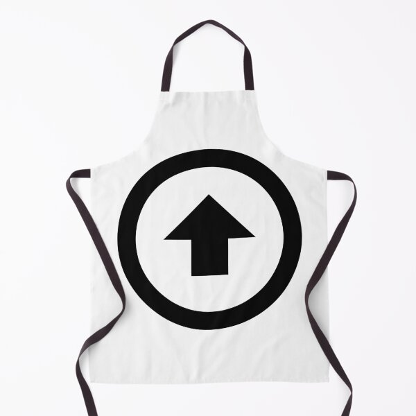 Item preview, MDI Arrow Up Bold Circle Outline designed and sold by GnarlyFurtardo.