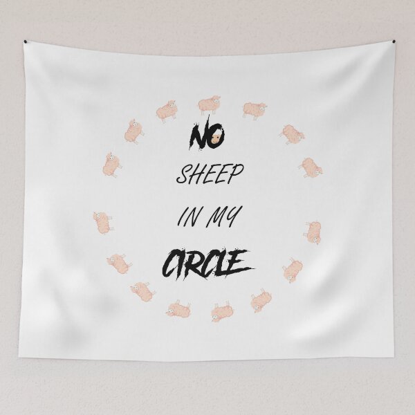 Item preview, No Sheep In My Circle designed and sold by zoughlal.