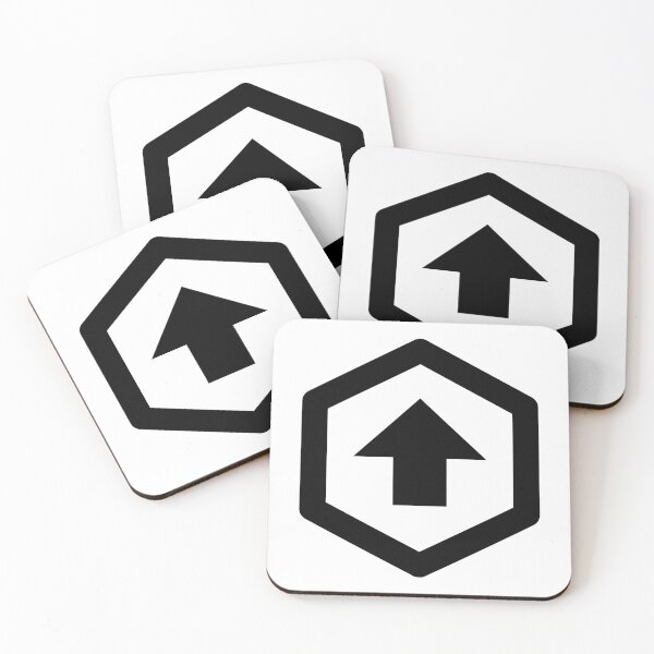 Item preview, MDI Arrow Up Bold Hexagon Outline designed and sold by GnarlyFurtardo.