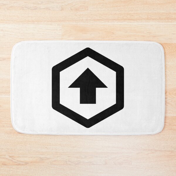 Item preview, MDI Arrow Up Bold Hexagon Outline designed and sold by GnarlyFurtardo.