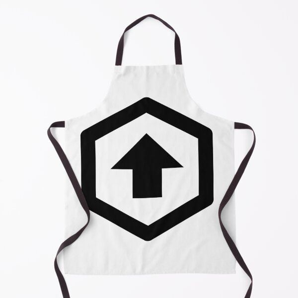 Item preview, MDI Arrow Up Bold Hexagon Outline designed and sold by GnarlyFurtardo.