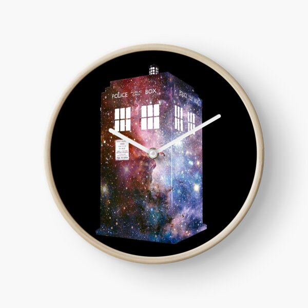 tardis galaxy Clock