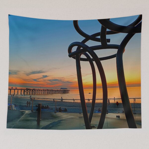 Item preview, Sunset | Henley Beach | Adelaide | South Australia designed and sold by iwaya-bazaar.