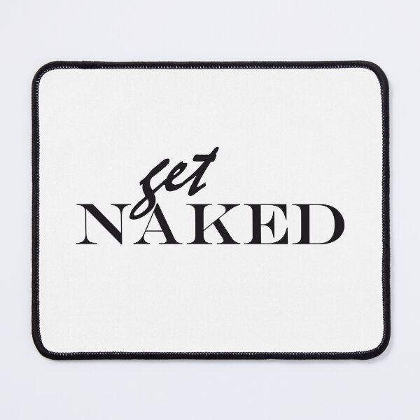 Item preview, Get Naked black and white Text designed and sold by NelBo.