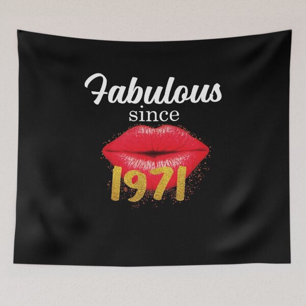 Item preview, Fabulous Since 1971 - Women's 50th Birthday designed and sold by Ibu83.