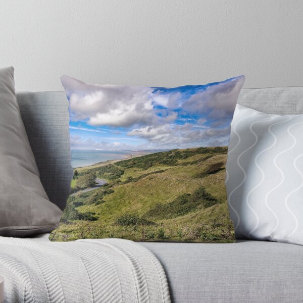 Blackgang Isle Of Wight. Throw Pillow