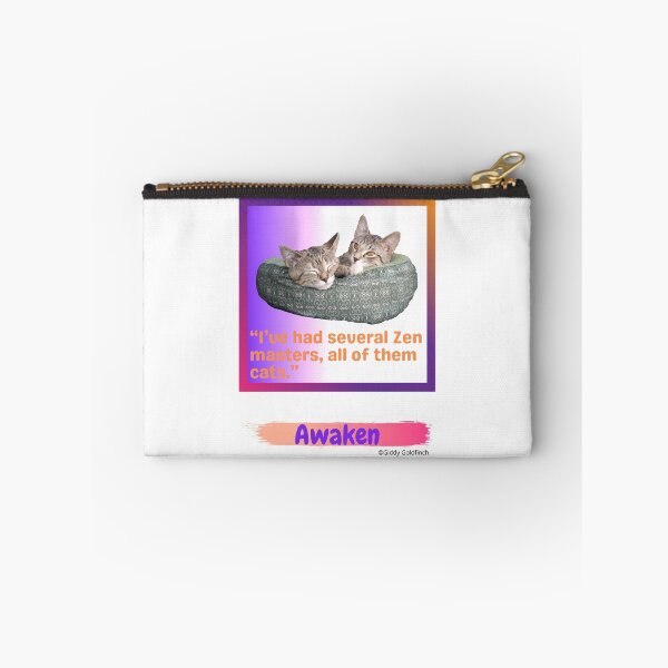 Item preview, Kitten in Basket Awaken Sticker designed and sold by giddygoldfinch.