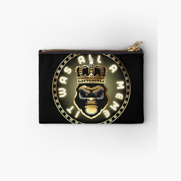 Item preview, It Was All A Meme Ape King Black Gold Crown designed and sold by Yiorgos Designs.