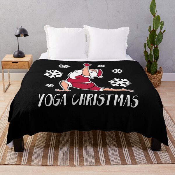 Artikelvorschau, Yoga Christmas Shirt Meditation Cute Xmas Gift Idea Holiday Party Tee Funny Christmas TShirt Santa Claus Funny Costume Namaste entworfen und verkauft von DezByNick.