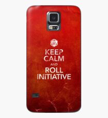 Keep Calm and Roll Initiative (Print) Case/Skin for Samsung Galaxy