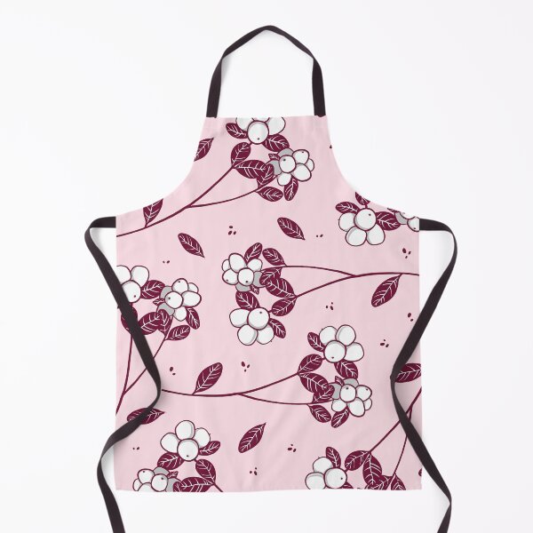 Item preview, Snowberry - Burgundy on pale pink designed and sold by Ellen Wilberg.