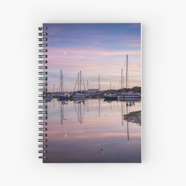 Folly Reach Sunset Spiral Notebook