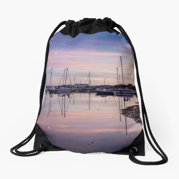 Folly Reach Sunset Drawstring Bag