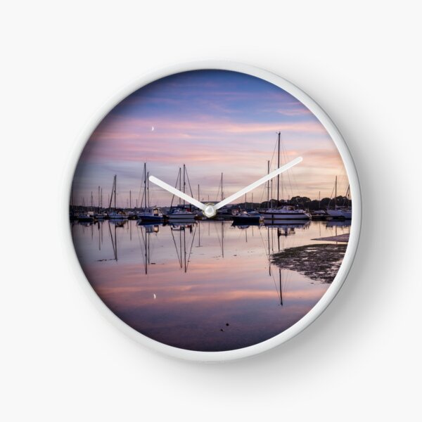 Folly Reach Sunset Clock