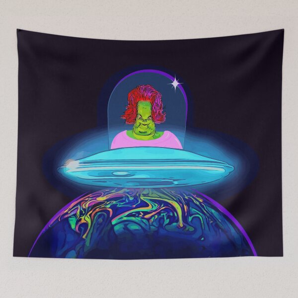Item preview, Melon Head Alien in a Spaceship VRS2 designed and sold by vivendulies.