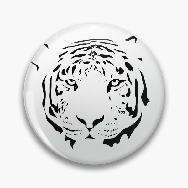 Item preview, Tiger Black and White designed and sold by zoology-student.
