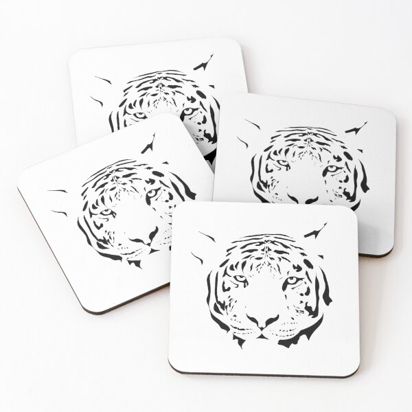 Item preview, Tiger Black and White designed and sold by zoology-student.