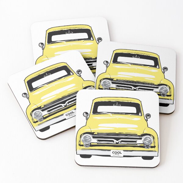 Item preview, Yellow 50s F Truck designed and sold by CoolRide.
