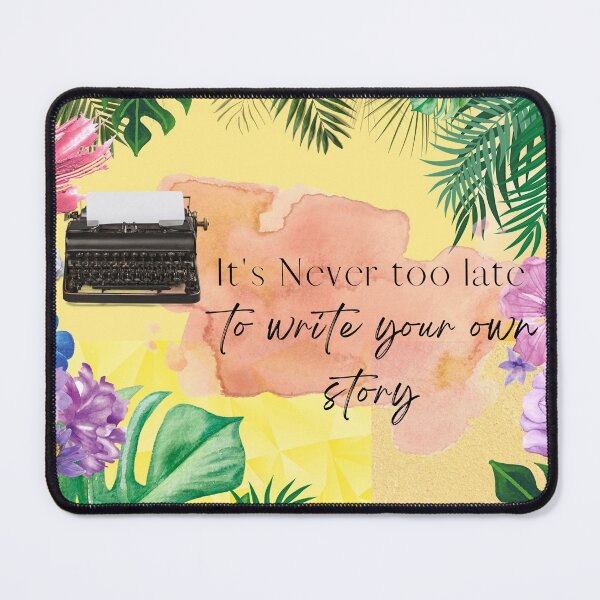 Item preview, Art Work Quotes "never too late" Summer vibe designed and sold by aubreyjacobs.