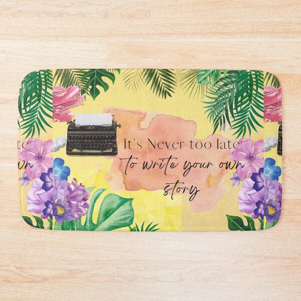 Item preview, Art Work Quotes "never too late" Summer vibe designed and sold by aubreyjacobs.
