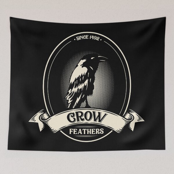 Item preview, Crow feathers for halloween october31 designed and sold by retrippy.