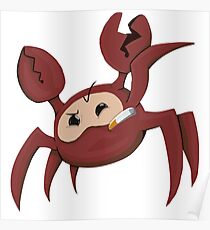 Red Spycrab Poster