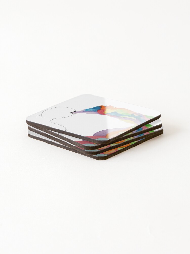Thumbnail 4 of 5, Coasters (Set of 4), Color Thoughts designed and sold by J-Rage.