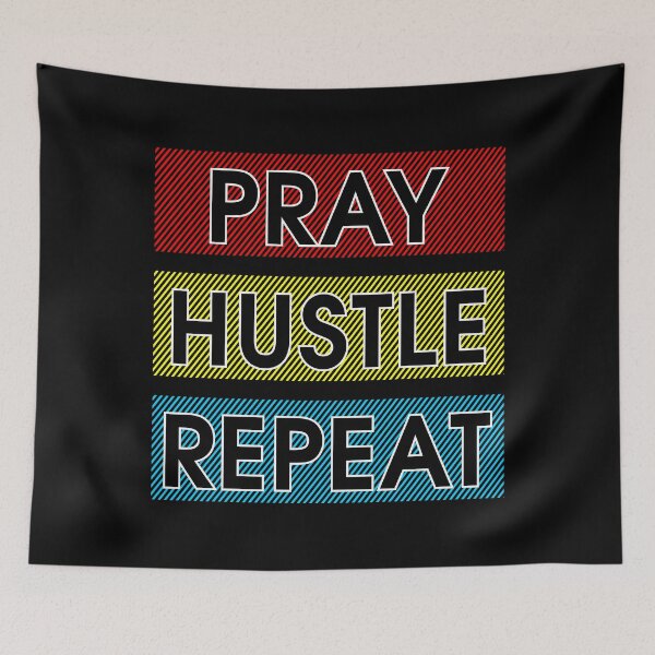 Item preview, Pray Hustle Repeat For Personal Finance and Investing Lovers designed and sold by thecooltable.