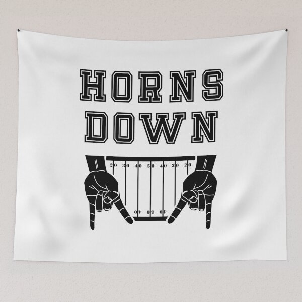 Item preview, Horns Down Sign On Field designed and sold by TKsTees.