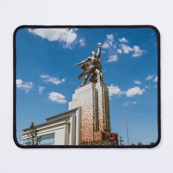 Worker and Kolkhoz Woman Monument - VDNKh, Moscow, Russia Mouse Pad