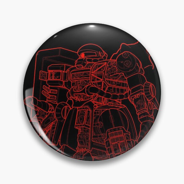 Artikelvorschau, Zaku II Umriss entworfen und verkauft von MossLoves.