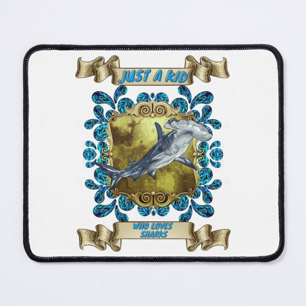 Item preview, Just a kid who loves sharks - Colorful compositions, art and animals, funny drawings designed and sold by AdvanceDesign.