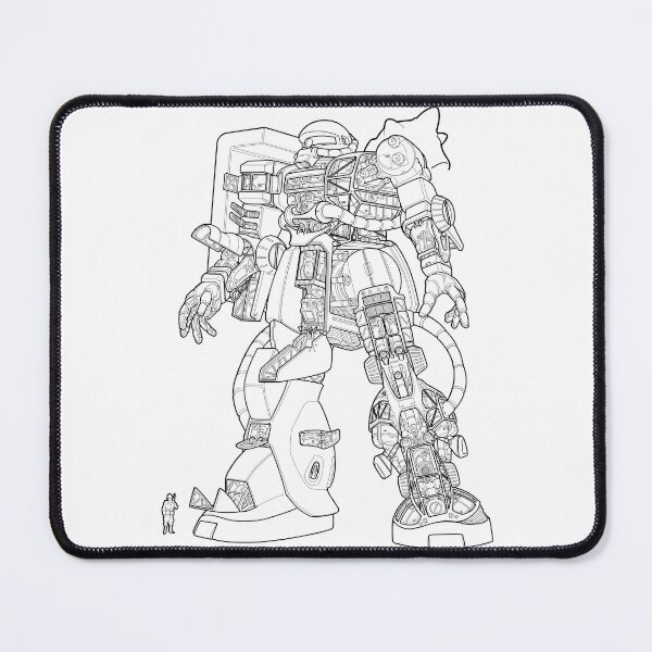 Item preview, Zaku II Outline designed and sold by MossLoves.