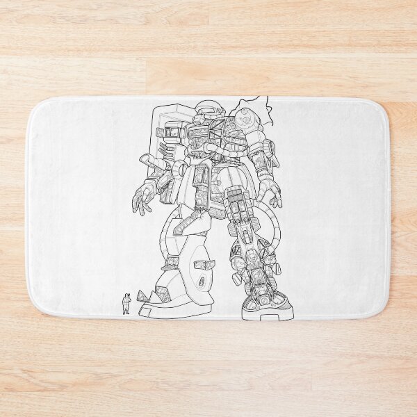 Item preview, Zaku II Outline designed and sold by MossLoves.