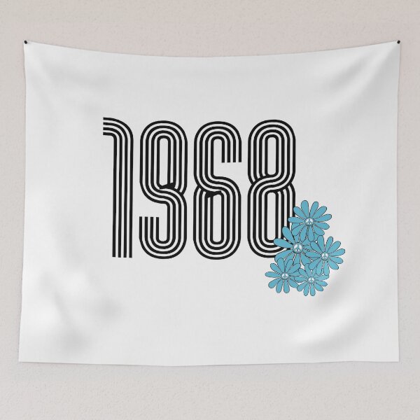 Item preview, 1968 Hippie Peace Sign Flower Power Aqua designed and sold by Swigalicious.