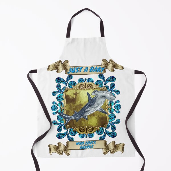 Item preview, Just a baby who loves sharks - Colorful compositions, art and animals, funny drawings designed and sold by AdvanceDesign.