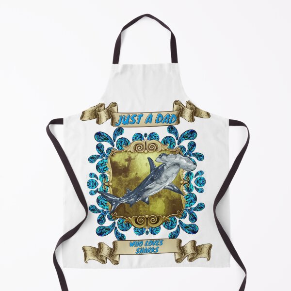 Item preview, Just a dad who loves sharks - Colorful compositions, art and animals, funny drawings designed and sold by AdvanceDesign.
