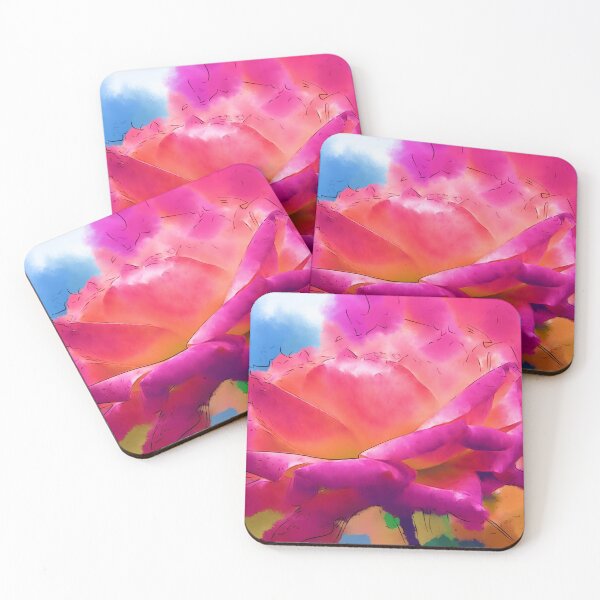 Item preview, Soft Rose Bloom In Pink and Orange designed and sold by KirtTisdale.